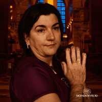 Anel de Nossa Senhora Aparecida - Ajustável