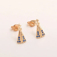 Brinco de Nossa Senhora Aparecida Proteção Eterna - Zircônia Premium