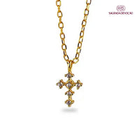 Colar com Pingente Cruz de Luxo Minimalista