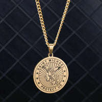 Colar São Miguel Arcanjo Ouro e Prata