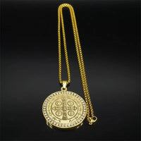 Colar de São Bento - Ouro 14K