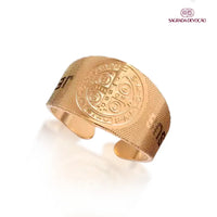 Anel São Bento Ouro - Ajustável