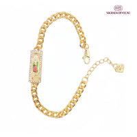 Pulseira Virgem Maria Luxo