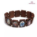 Pulseira de Madeira Devoção e Nostalgia
