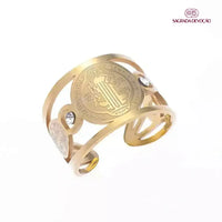 Anel de São Bento - Pérolas Sagradas (Ajustável)