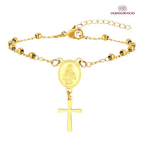 Pulseira Maria de Guadalupe + Cruz