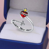 Anel Sagrado Coração de Jesus Premium