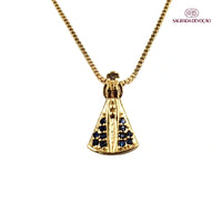 Colar Mini Nossa Senhora Aparecida - Luxo e Devoção
