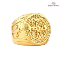 Anel de São Bento Inoxidável Premium