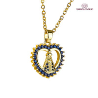 Colar de Nossa Senhora Aparecida - Coração Milagroso