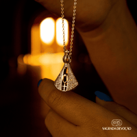 [COMPRE 1 LEVE 2] Colar Nossa Senhora Dupla Face - Manto de Zircônia e Prata 925