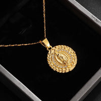 Colar Nossa Senhora da Conceição - Folheado a Ouro 18K