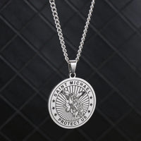 Colar São Miguel Arcanjo Ouro e Prata